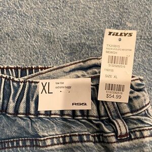 RSQ Women's XL Light Blue Boyfriend Jeans